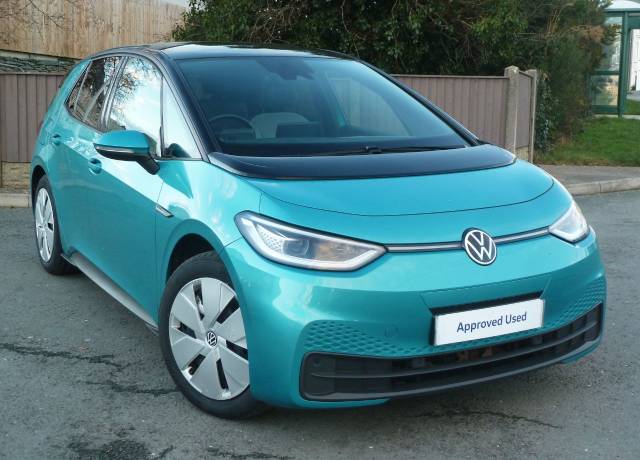 Volkswagen ID.3 0.0 150kW Family Pro Performance 58kWh 5dr Auto Hatchback Electric Makena Turquoise Premium Metallic