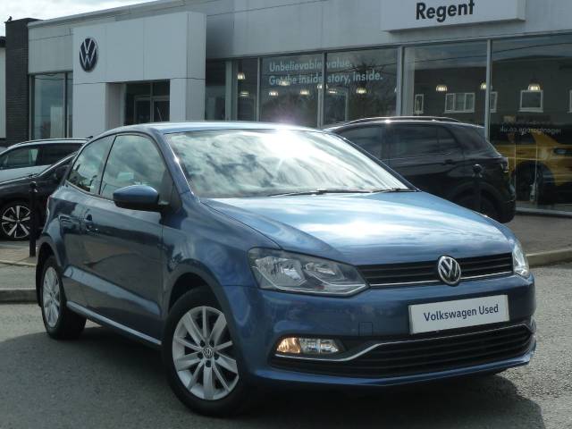 Volkswagen Polo 1.0 SE 3dr Hatchback Petrol Blue