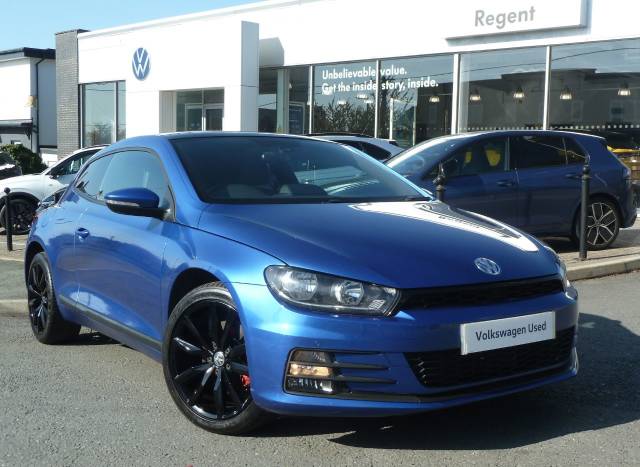 Volkswagen Scirocco 2.0 TSI 180 GT 3dr DSG Auto with extras Coupe Petrol Rising Blue Metallic