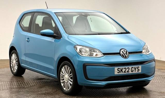 Volkswagen Up 1.0 65ps Up 3dr Hatchback Petrol Teal Blue
