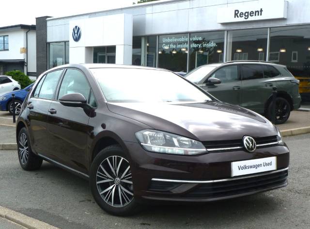 Volkswagen Golf 1.0 TSI 110 SE 5dr Hatchback Petrol Black Ruby