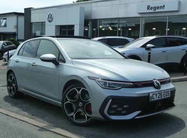Volkswagen Golf GTI 2.0 TSI 265ps 5dr DSG Auto with Sunroof Hatchback Petrol Oyster Silver Black Roof